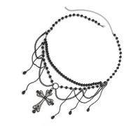 Delicato Perle Imitazione Catena Vita Frange Nappe Gioielli Per Il Corpo Alla Moda Multi-strato Catena Del Corpo Decorazione Della Vita Imitazione, One Size, come descritto, come descritto