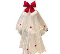 Delicato Velo Accessori Per Capelli Con Fiocchi Per Damigelle D'onore Del ballo Occasioni Parrucchiere Dona Un Tocco Di Dolce