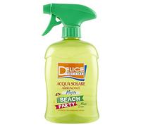 Delice Solaire Beach Party Acqua Solare Abbronzante Mojito, Fragranza Menta & Rum, Facilita l'Abbronzatura, Freschezza Immediata, Dermatologicamente Testato - 500 ML