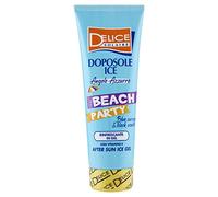Delice Solaire Beach Party Doposole Ice Angelo Azzurro, After Sun Rinfrescante in Gel, Fragranza Blue Curacao & Black Vanilla, Dermatologicamente Testato - 250 ML