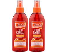 Delice Solaire Olio Solare Spray Capelli Protettivo Spf10 Disciplinante, Vitamina E e Filtro UV, Protegge i Capelli dagli Effetti del Sole, Dermatologicamente Testato - 150 ML (Confezione da 2)