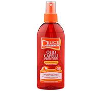 Delice Solaire Olio Solare Spray Capelli Protettivo Spf10 Disciplinante, Vitamina E e Filtro UV, Protegge i Capelli dagli Effetti del Sole, Dermatologicamente Testato - 150 ML
