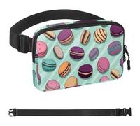 Delicious Desserts-782 Marsupio per uomini e donne, marsupio con tracolla regolabile, alla moda, borsa a tracolla ovunque, per viaggi all'aperto, corsa, escursionismo, Multicolore 10., 1.5x9.0x5.9in