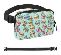 Delicious Desserts-782 Marsupio per uomini e donne, marsupio con tracolla regolabile, alla moda, borsa a tracolla ovunque, per viaggi all'aperto, corsa, escursionismo, Multicolore 02, 1.5x9.0x5.9in