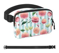 Delicious Desserts-793 - Marsupio a tracolla per uomo e donna, borsa da cintura per viaggi, casual, passeggiate, corsa, escursionismo, ciclismo, Multicolore 10., 1.5x9.0x5.9in/4x23x15cm