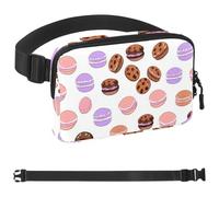 Delicious Desserts-793 - Marsupio a tracolla per uomo e donna, borsa da cintura per viaggi, casual, passeggiate, corsa, escursionismo, ciclismo, Multicolore 05, 1.5x9.0x5.9in/4x23x15cm