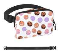 Delicious Desserts-793 - Marsupio a tracolla per uomo e donna, borsa da cintura per viaggi, casual, passeggiate, corsa, escursionismo, ciclismo, Multicolore 04, 1.5x9.0x5.9in/4x23x15cm
