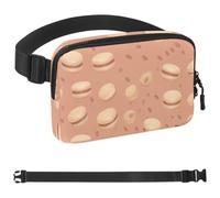 Delicious Desserts-793 - Marsupio a tracolla per uomo e donna, borsa da cintura per viaggi, casual, passeggiate, corsa, escursionismo, ciclismo, Multicolore 03, 1.5x9.0x5.9in/4x23x15cm