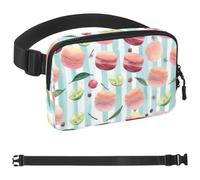 Delicious Desserts-793 - Marsupio a tracolla per uomo e donna, borsa da cintura per viaggi, casual, passeggiate, corsa, escursionismo, ciclismo, Multicolore 09, 1.5x9.0x5.9in/4x23x15cm
