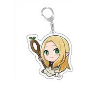 Delicious Dungeon Meshi Portachiavi Anime Figure Marcille Laios Keychain Ciondolo Acrilico Keyring Borsa Decorazione (4)