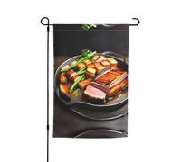 Delicious Grilled meat - Bandiera decorativa da giardino, 30,5 x 45,7 cm, per patio, balcone, cortile, prato
