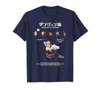 Delicious in Dungeon Red Dragon Chimera 8 Bit Rpg Anime Maglietta
