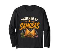 Delicious Samosa Indian Snack Enthusiast Maglia a Manica