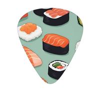 Delicious Sushi 1 set di plettri per chitarra, materiale ABS di alta qualità, vari spessori, migliora la tua esperienza di suono