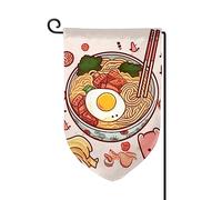 Delicious Sweet Ramen Bandiere da giardino verticale su entrambi i lati bandiera della casa 30,5 x 45,7 cm Primavera Estate Stagionale Yard Bandiere Vacanze Outdoor Decorazione da appendere Taglia