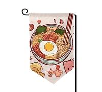 Delicious Sweet Ramen Bandiere da giardino verticale su entrambi i lati bandiera della casa 30,5 x 45,7 cm Primavera Estate Stagionale Yard Bandiere Vacanze Outdoor Decorazione da appendere Taglia