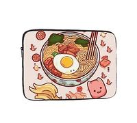 Delicious Sweet Ramen Custodia per computer portatile per donne e uomini, 17 pollici impermeabile borsa per computer portatile leggera borsa per notebook