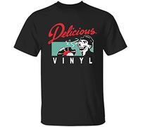 Delicious Vinyl White Men T-Shirt Rock Band tee Shirt, Colore 14, XXL