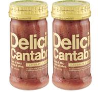Delicius Cantabrico Filetti di Alici in olio di oliva, 100g (Confezione da 2)