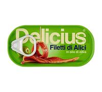 Delicius - Filetti di Alici, all'Olio di Oliva - 6 pezzi da 46 g [276 g]