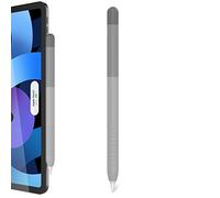 Delidigi Silicone Cover Compatibile con Apple Pencil 2 Generazione e Apple Pencil Pro(2024), Colore Gradiente Silicone Custodia Protettiva Coperchio Accessori (Grigio)
