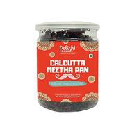 Delight Foods Calcutta Meetha Paan 200g senza Supari | Sweet Paan Mukhwas e Paan tradizionali confezionati in modo igienico - Deodorante per la bocca premium_La confezione può variare