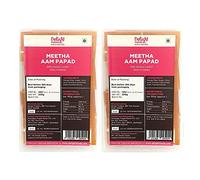Delight Foods Premium Meetha Aam Papad - 400G (200G X 2) - Mango jelly