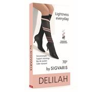 Sigvaris delilah 70 denari flat gambaletto mauve 1