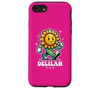 Delilah - Delilah, grazioso design con girasole per ragazze, nome Delilah Custodia per iPhone SE (2020) / 7 / 8