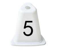 Delimitatore con Base Quadrata Resistente Marcatore di Tracciato in Plastica Portatile Segnalatore per Scuole, Allenatori, Allenamento Sportivo, style to 8