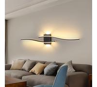 DELIPOP Applique da Parete Interno LED, 27W Lampada da Parete Lunga Moderna, 3000K Bianca Calda Lampada a Muro per Soggiorno Camera da Letto Corridoio Scala