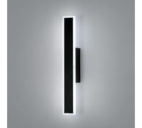 DELIPOP Applique da Parete Interno Moderna 12W Nero Lungo Lampada da Parete 3