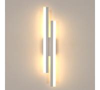 DELIPOP Applique da Parete LED 18W, Bianca Lampada a Muro 3000K
