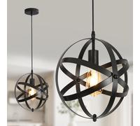 DELIPOP Lampada a Sospensione Industriale E27 Vintage Lampada da Soffitto in