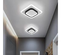 DELIPOP Lampada da Soffitto LED Moderna, 21W 2350LM Creativo Quadrata Plafoniera LED Soffitto, Illuminazione a Soffitto per Camera da letto Sala Cucina Corridoio, Bianco Freddo 6500K
