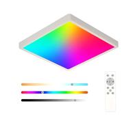 DELIPOP LED Plafoniera Dimmerabile con Telecomando, 24W 3000-6500K RGB