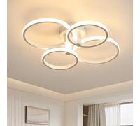 DELIPOP Plafoniera LED Rotonda a Soffitto 56W 6300LM, 3000K