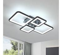 DELIPOP Plafoniera LED Soffitto 56W 6300LM, Lampadario LED Moderno 6500K
