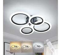DELIPOP Plafoniera LED Soffitto Dimmerabile 32W 3600LM 3000K-6500K