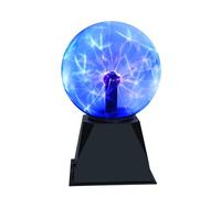 DELIPOP Sfera al Plasma da 6 Pollici, Lampada al Plasma Magica Blu | Sensibile al Tocco e al Suono, Luce Novità Luci Notturne per Decorazione/Bambini/Camera da Letto