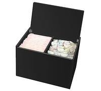 DELIPPLY Porta tamponi per bagno, contenitore per tamponi e assorbenti, da donna, nero