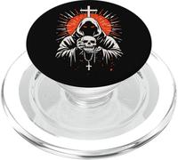 Deliver Us From Evil Matthew 6:13 Versetto della Bibbia Cristiana Oscura PopSockets PopGrip per MagSafe
