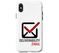 Deliverability.Email - SaaS logo | email marketing Custodia per iPhone X/XS