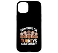 Delivering The Cutest Turkeys Labor & Delivery Nurse Turkey Custodia per iPhone 15 Plus