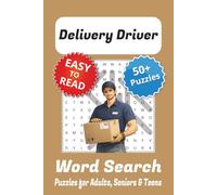Delivery Driver Word Search Puzzle Book: Delivery Driver Themed Word Searches with Easy to Read Print | 6x9 inches, 110 pages | 50+ Puzzles