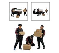 Delivery Man 1:64 Figura realistica del personaggio Diorama per paesaggi