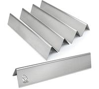 Delixike 7636 Barre Flavorizer in Acciaio Inox, Accessori per Barbecue a Gas, Piastra riscaldante Compatibile con Weber Spirit II Serie 310 (con manopole di Controllo Anteriori) (Set da 5)