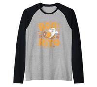 Delizia alla Zucca Boo-Rito Spooky Ghost Maglia con Maniche Raglan