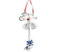 Delizia nel suono di queste campane decorative metalliche trasparenti per tutti i tipi di celebrazioni (argento)