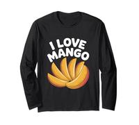 Delizia per gli amanti della frutta tropicale I Love Mango Maglia a Manica